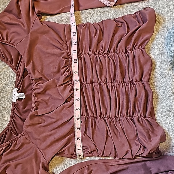 STUNNING LOVE WISH SMOCK SEMI CROP TOP - Picture 7 of 10